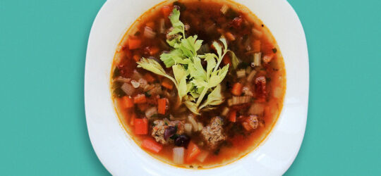 Готовлю мексиканский суп с фасолью